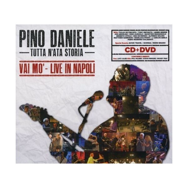 CD Pino Daniele tutta nata storia vai mò live in napoli (CD+DVD)