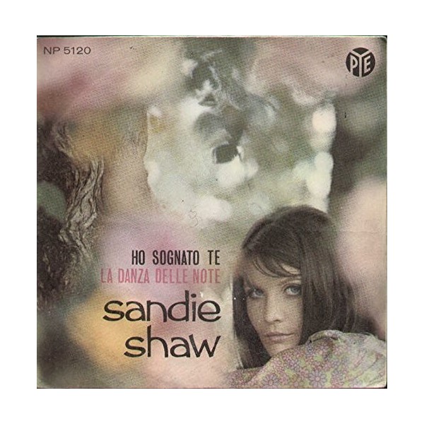 LP SANDIE SHAW HO SOGNATO TE LA DANZA DELLE NOTE 7'' 45 GIRI