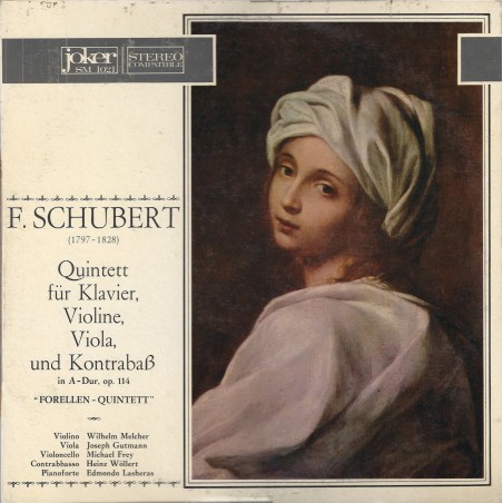 LP SCHUBERT QUINTETT FUR KLAVIER, VIOLINE, VIOLA, UND KONTRABAB