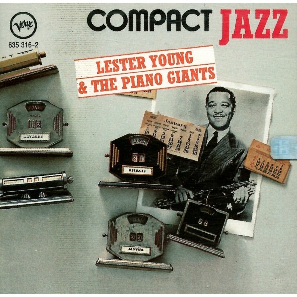CD Lester young e the piano giants- compact jazz 042283531628